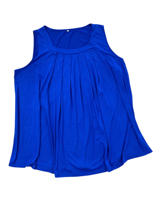 Top Sleeveless By Clothes Mentor In Blue, Size:2X