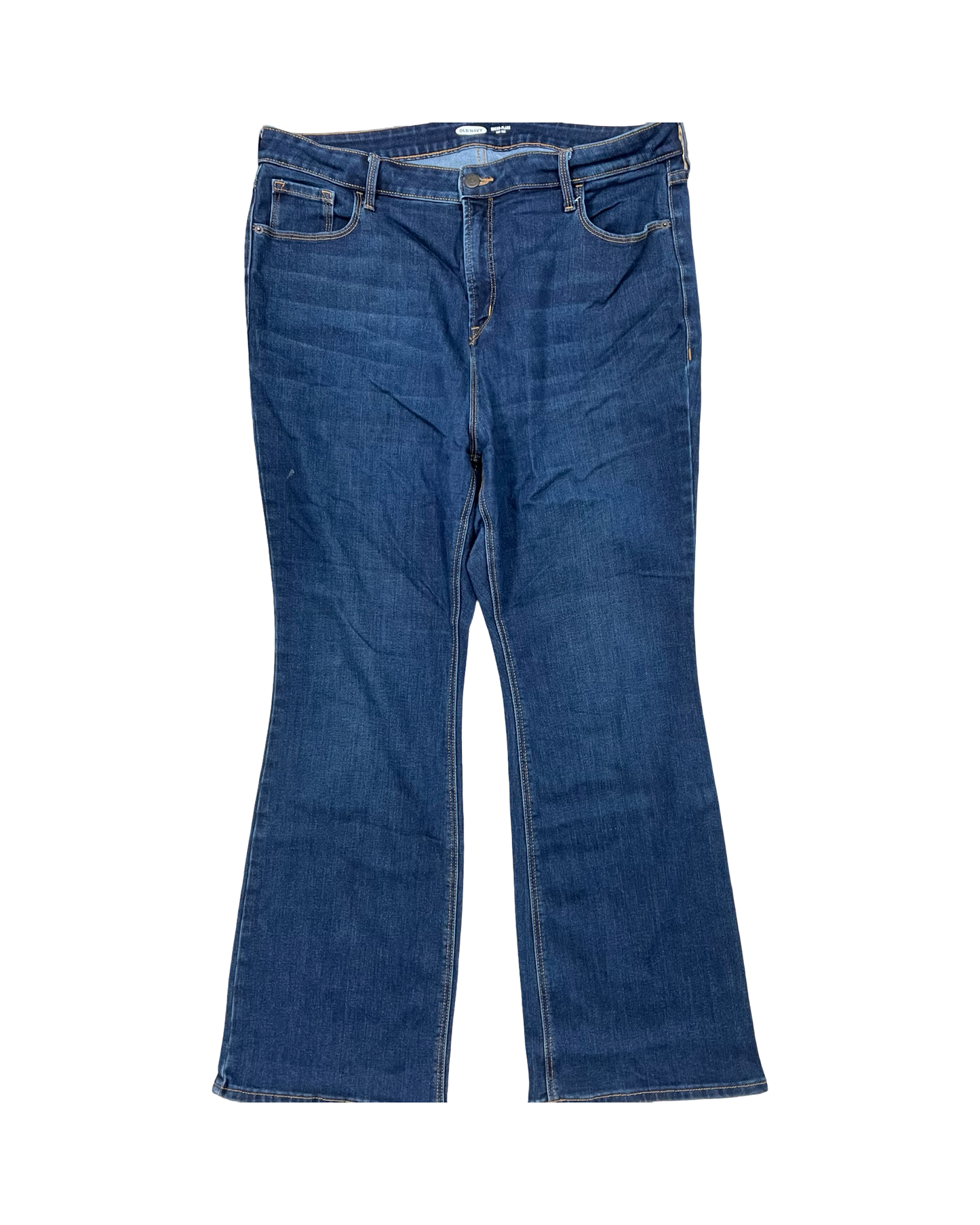 Jeans Flared By Old Navy In Blue Denim, Size:18