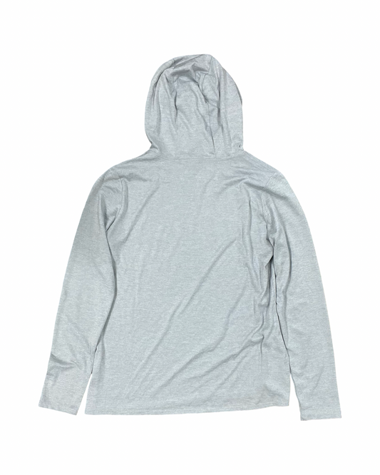Athletic Top Ls Hoodie By Nike In Grey, Size:L