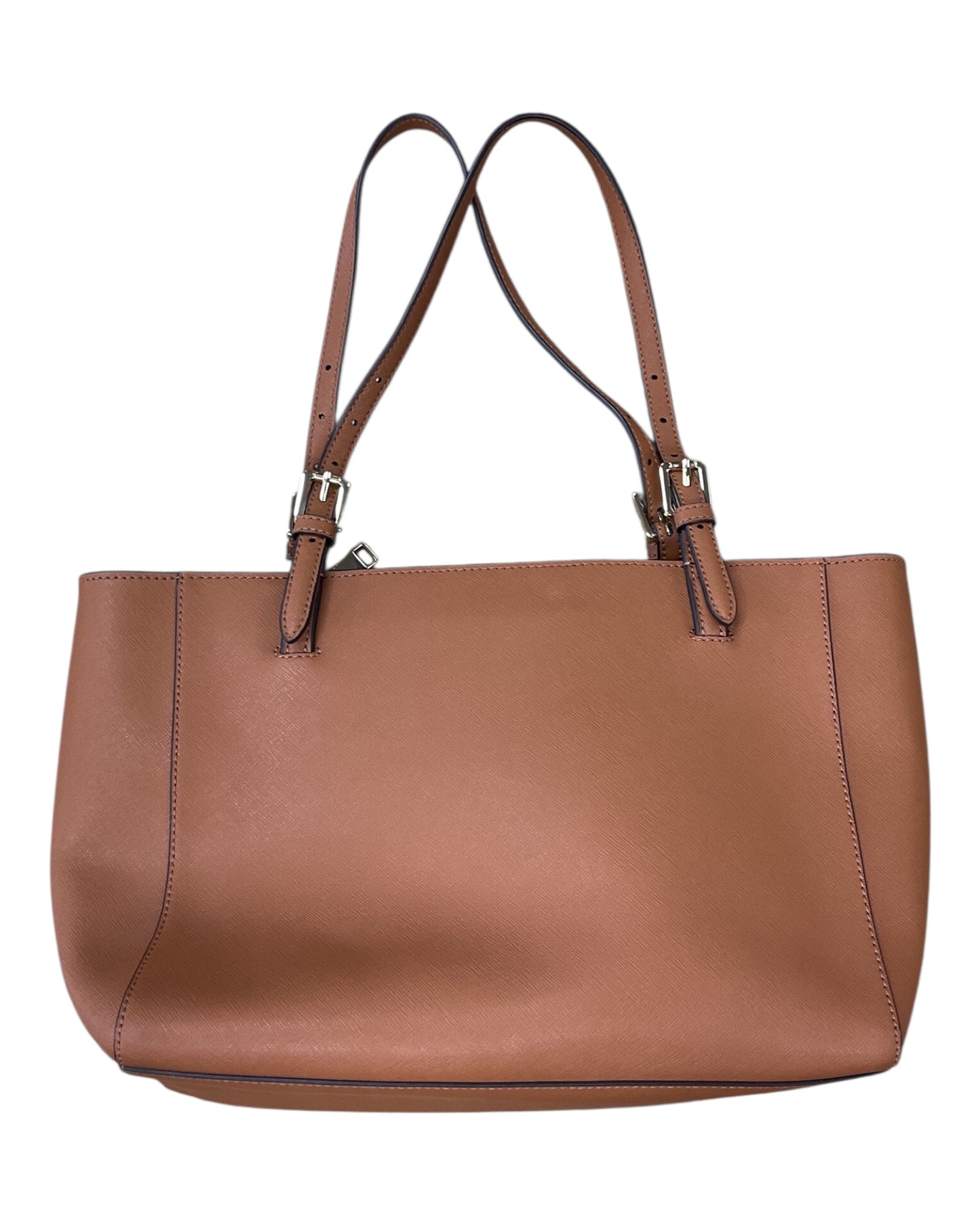 Handbag Designer By Tory Burch In Brown, Size:Medium