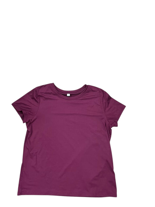 Top Ss Basic By Clothes Mentor In Purple, Size:L