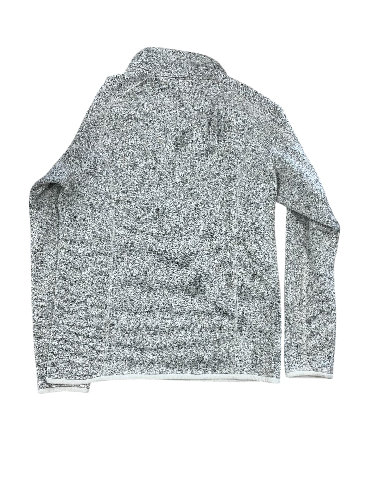 Sweatshirt Collar By Patagonia In Grey & Tan, Size:L