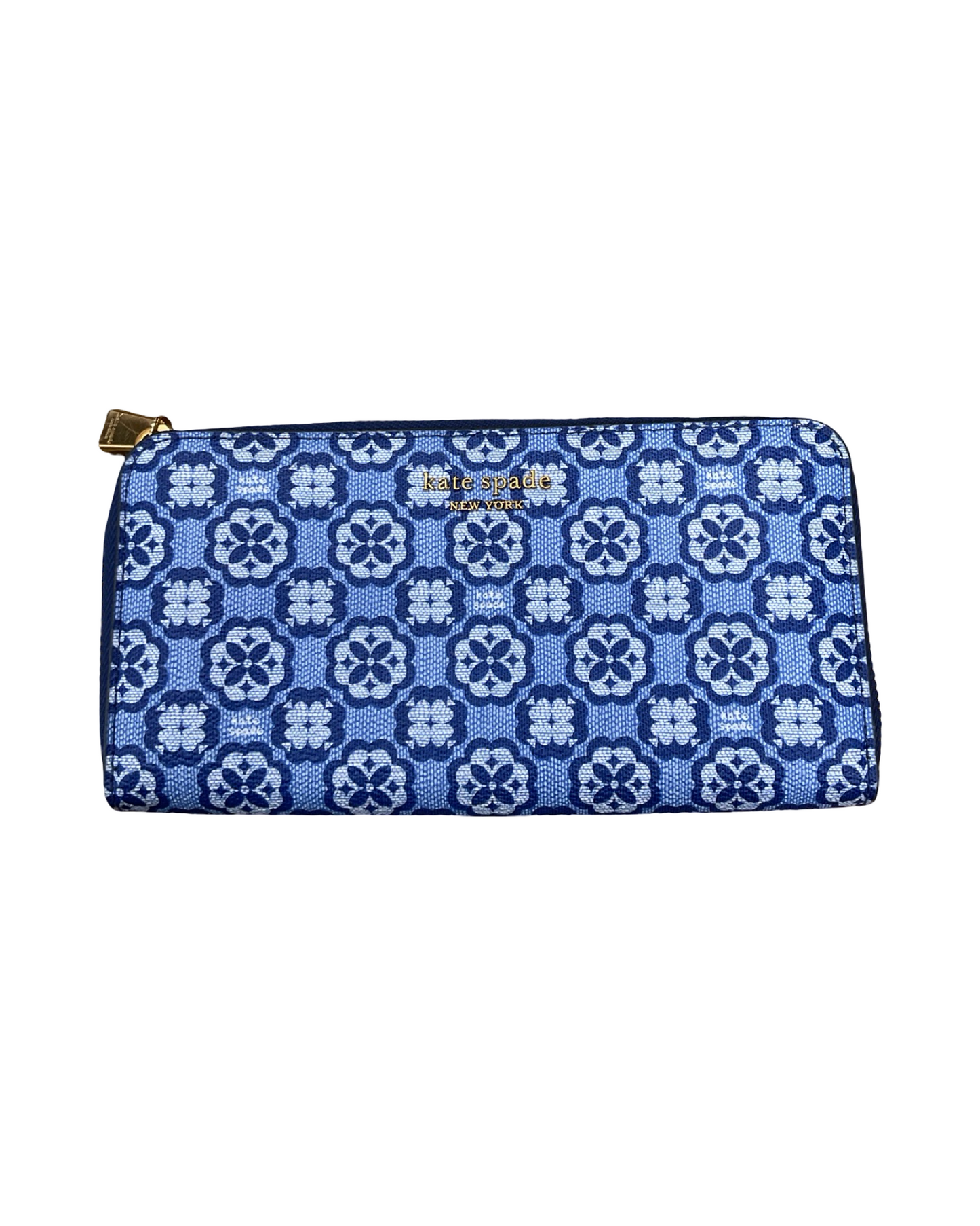 Wristlet Designer By Kate Spade In Blue, Size:Medium