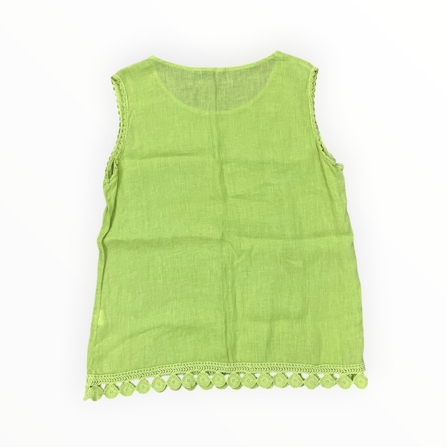 Tank Top By Charlie B In Green, Size:L