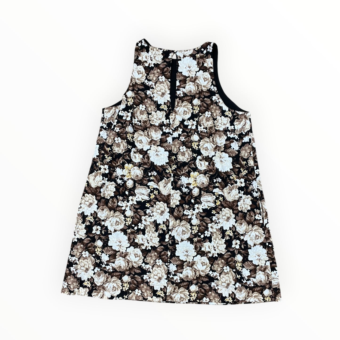 Dress Work By Abercrombie And Fitch In Brown & Cream, Size:L