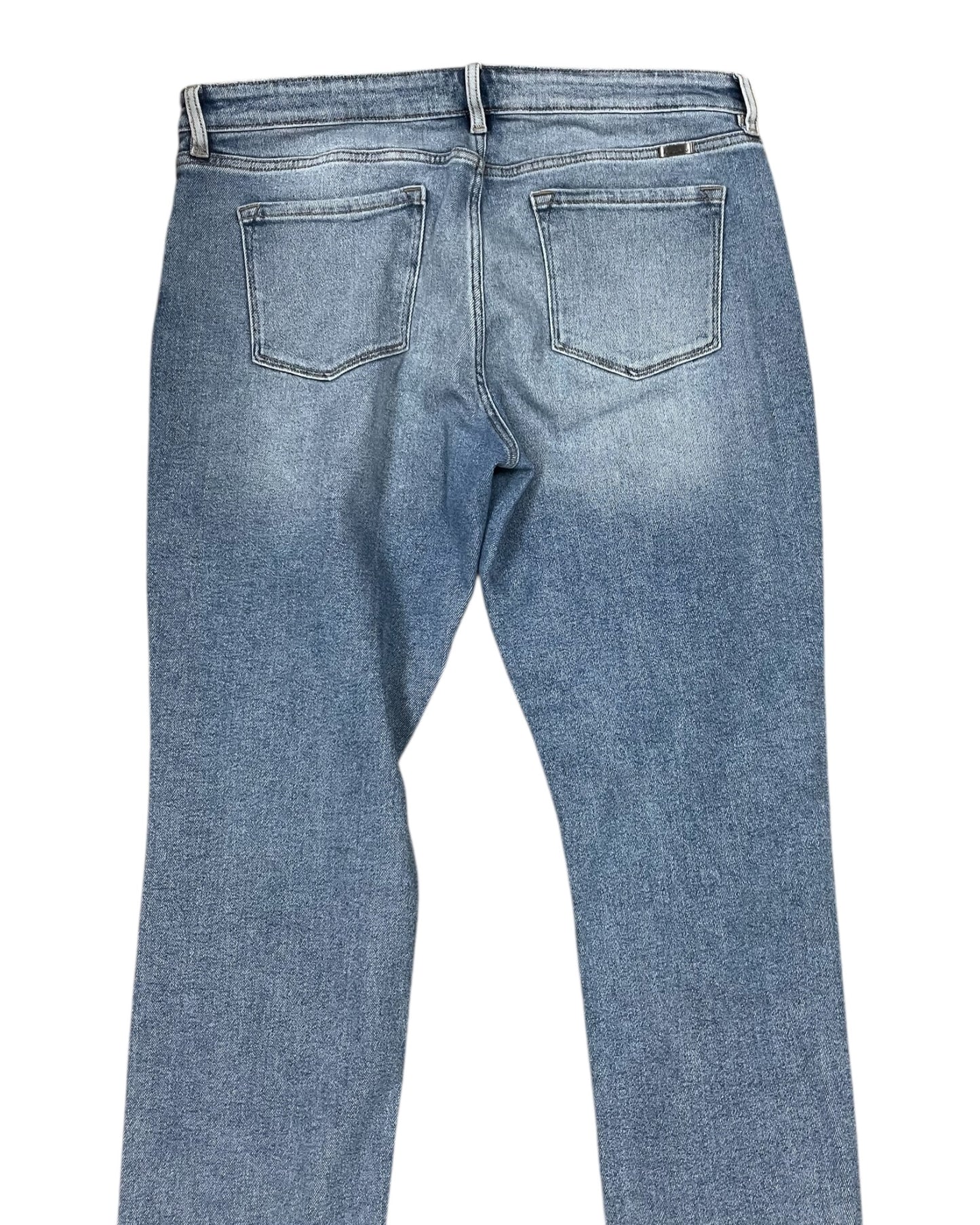 Jeans Flared By Kancan In Black Denim, Size:8L