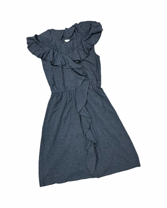 Dress Casual Midi By J. Crew In Grey, Size:Xs