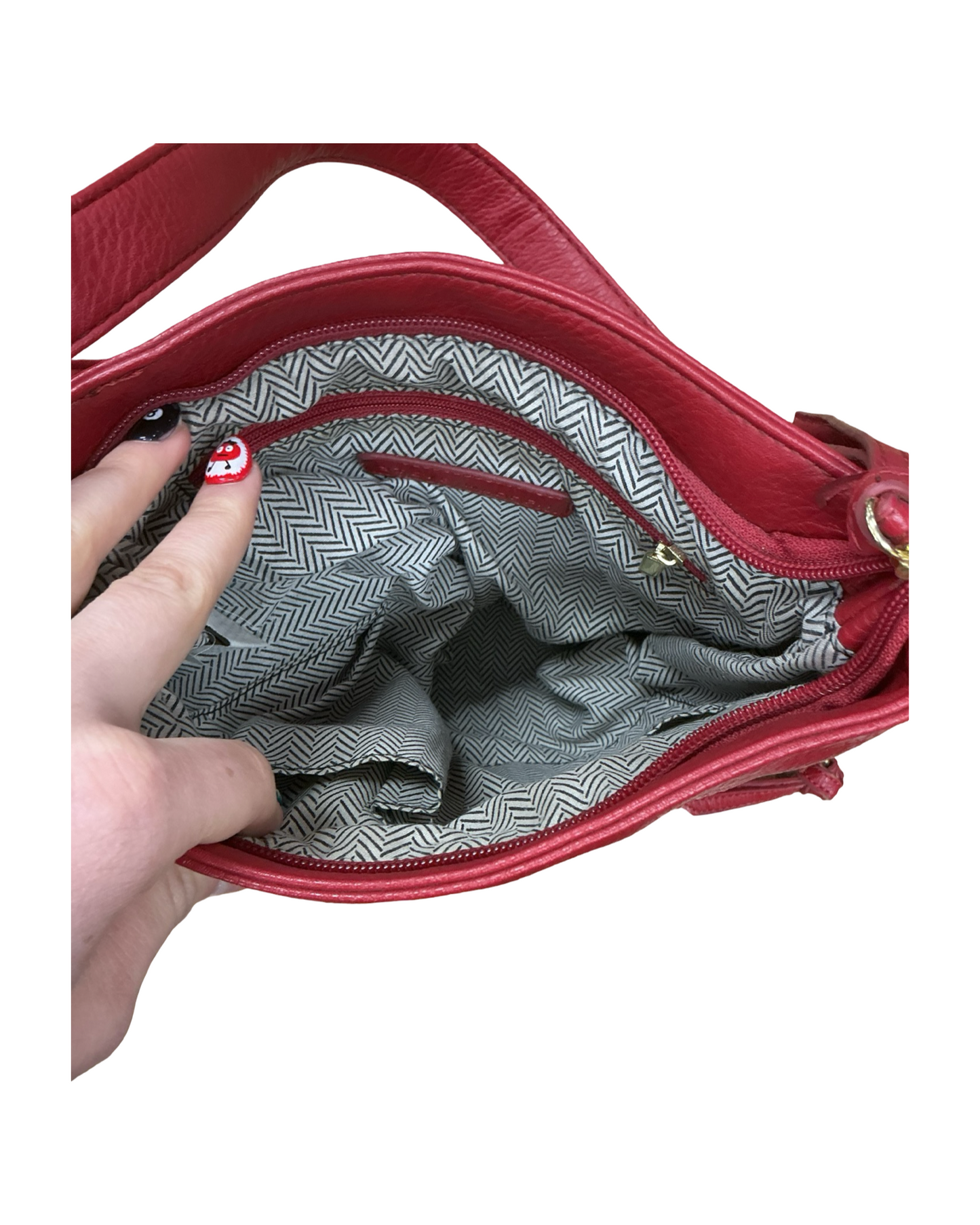 Handbag By Steve Madden In Red, Size:Small