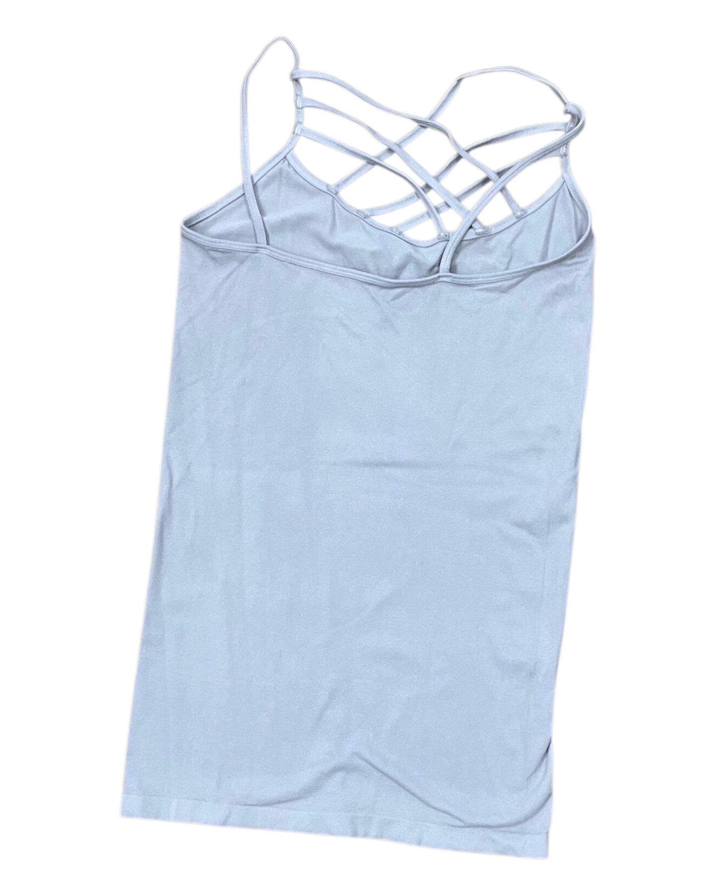 Tank Top By Zenana In Grey, Size:L