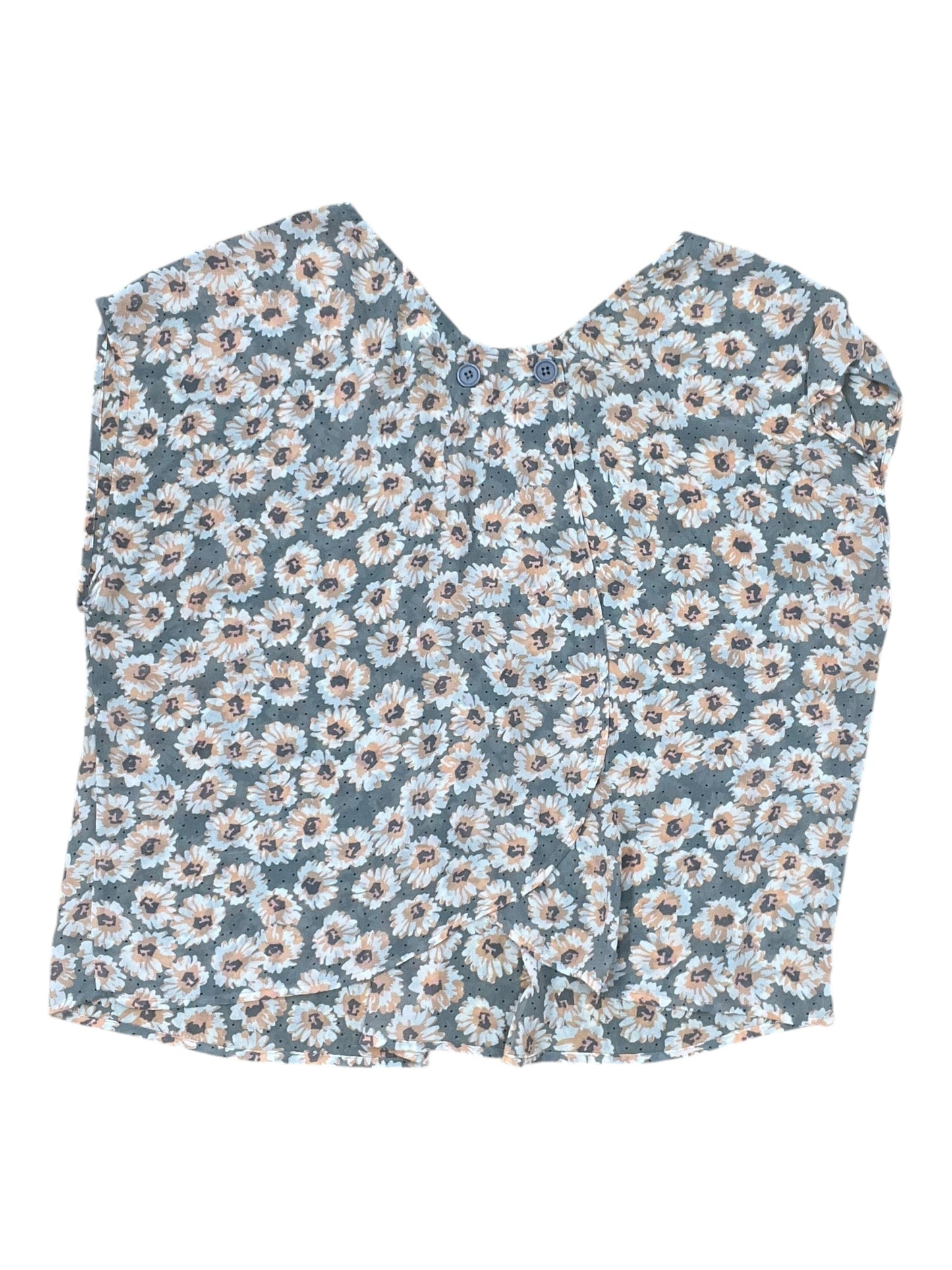 Top Sleeveless By Torrid In Grey & Orange, Size:1X