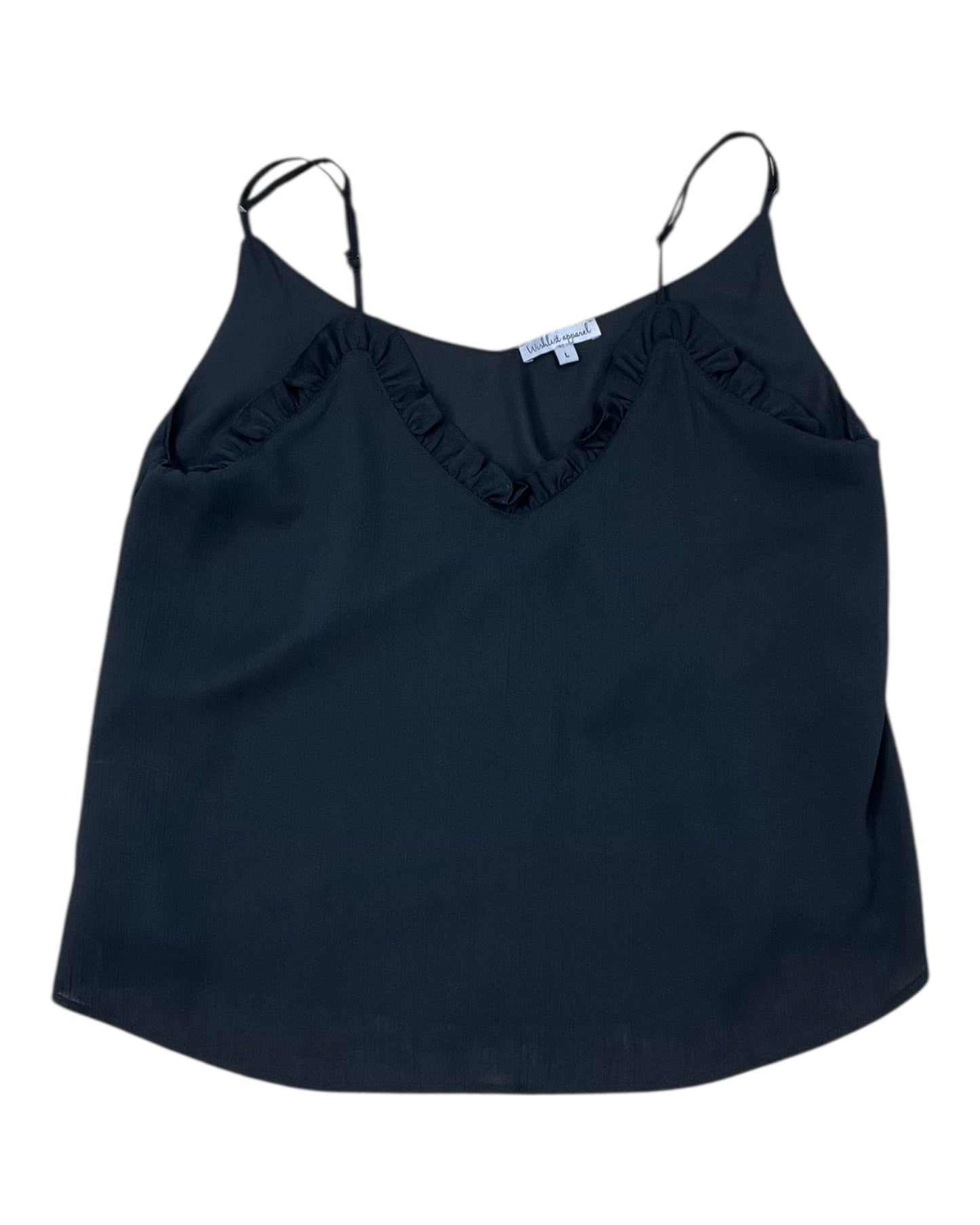 Top Sleeveless By Clothes Mentor In Black, Size:M