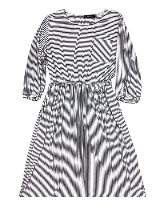 Dress Work By Clothes Mentor In Black & White, Size:1X