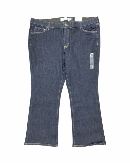 Jeans Straight By Sonoma In Blue Denim, Size:20