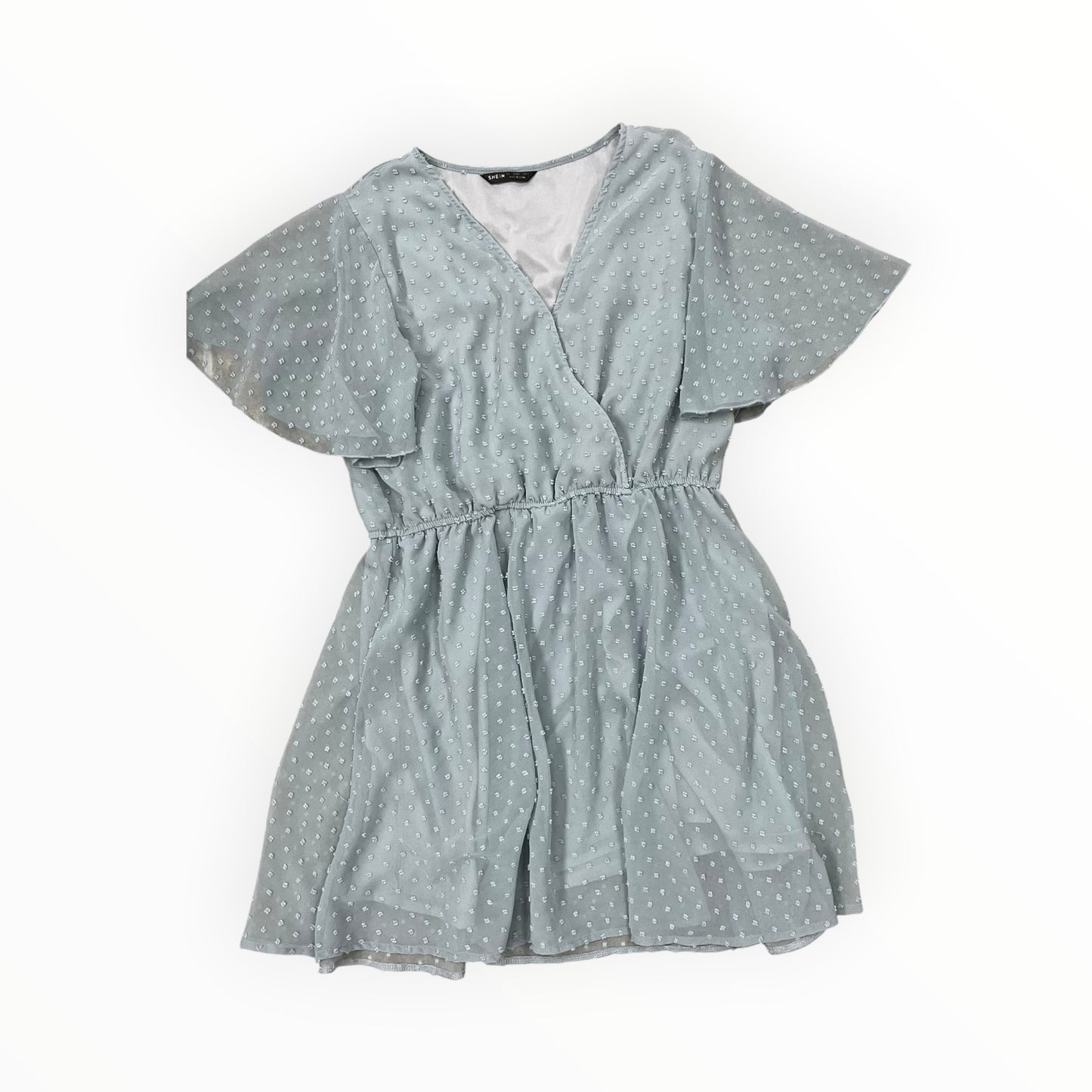 Dress Casual Midi By Shein In Blue, Size:L