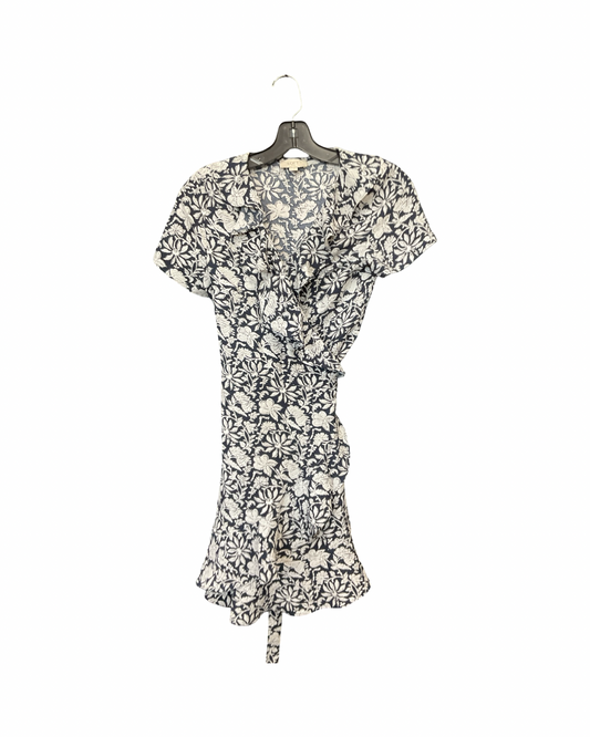 Dress Casual Short By Loft In Blue & White, Size:Xs