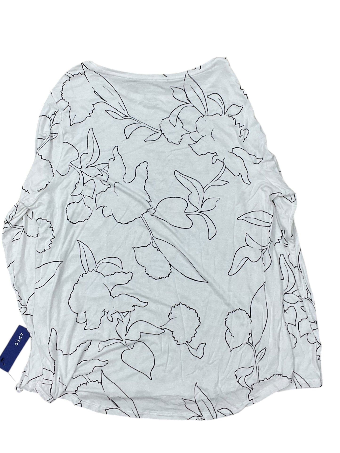 Top Ls By Apt 9 In White, Size:Xl