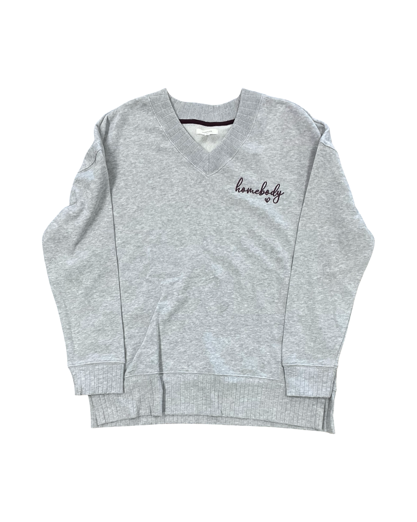 Sweatshirt Crewneck By Maurices In Grey, Size:M