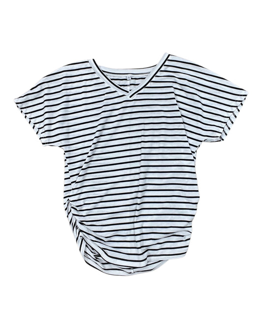 Top Ss By Clothes Mentor In Black & White, Size:S