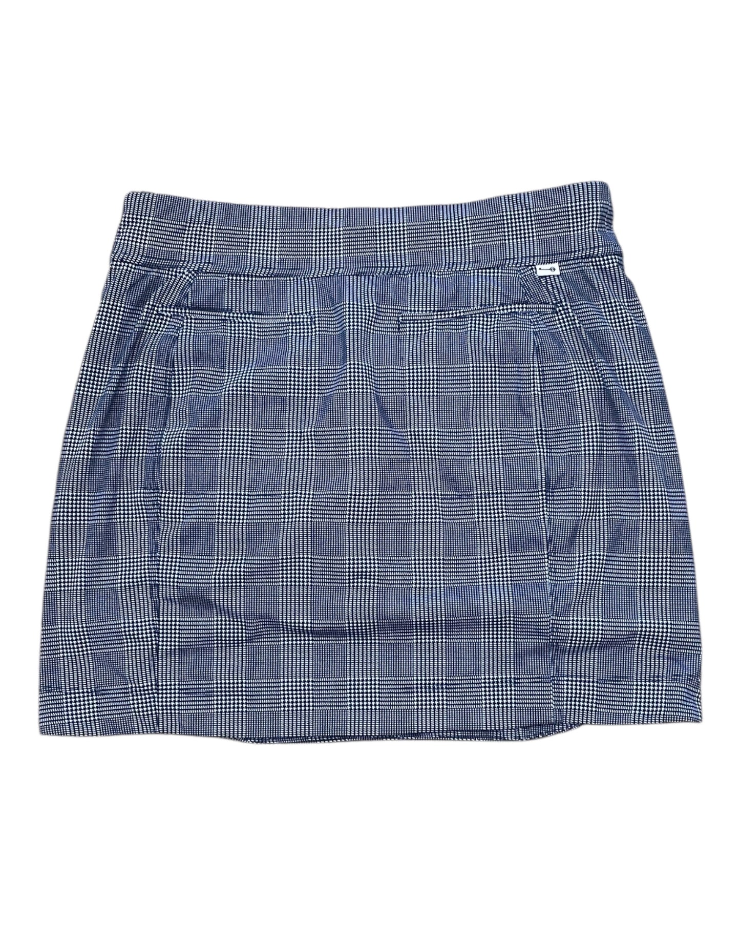 Athletic Skort By Clothes Mentor In Blue & White, Size:M