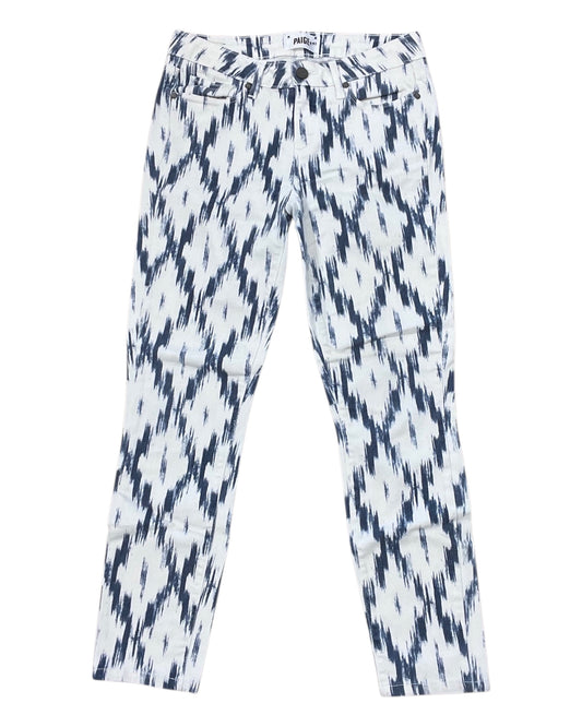 Jeans Cropped By Paige In White, Size:6