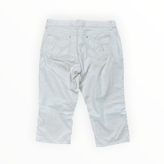 Pants Cropped By Gloria Vanderbilt In Cream, Size:10