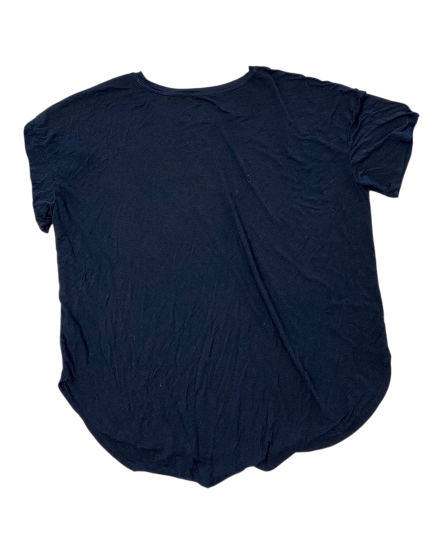 Top Ss By Time And Tru In Black, Size:2X