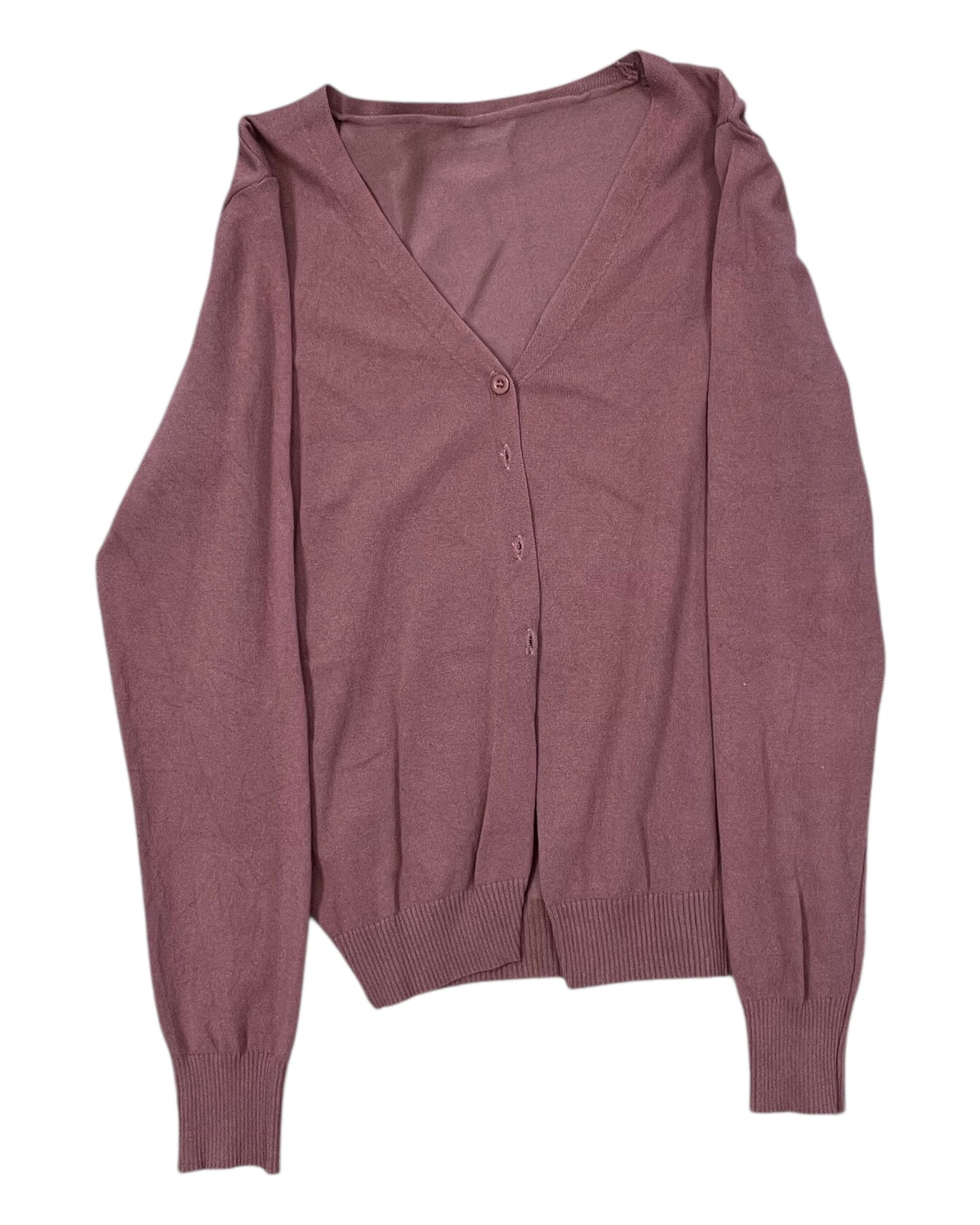 Cardigan By Emery Rose In Mauve, Size:M