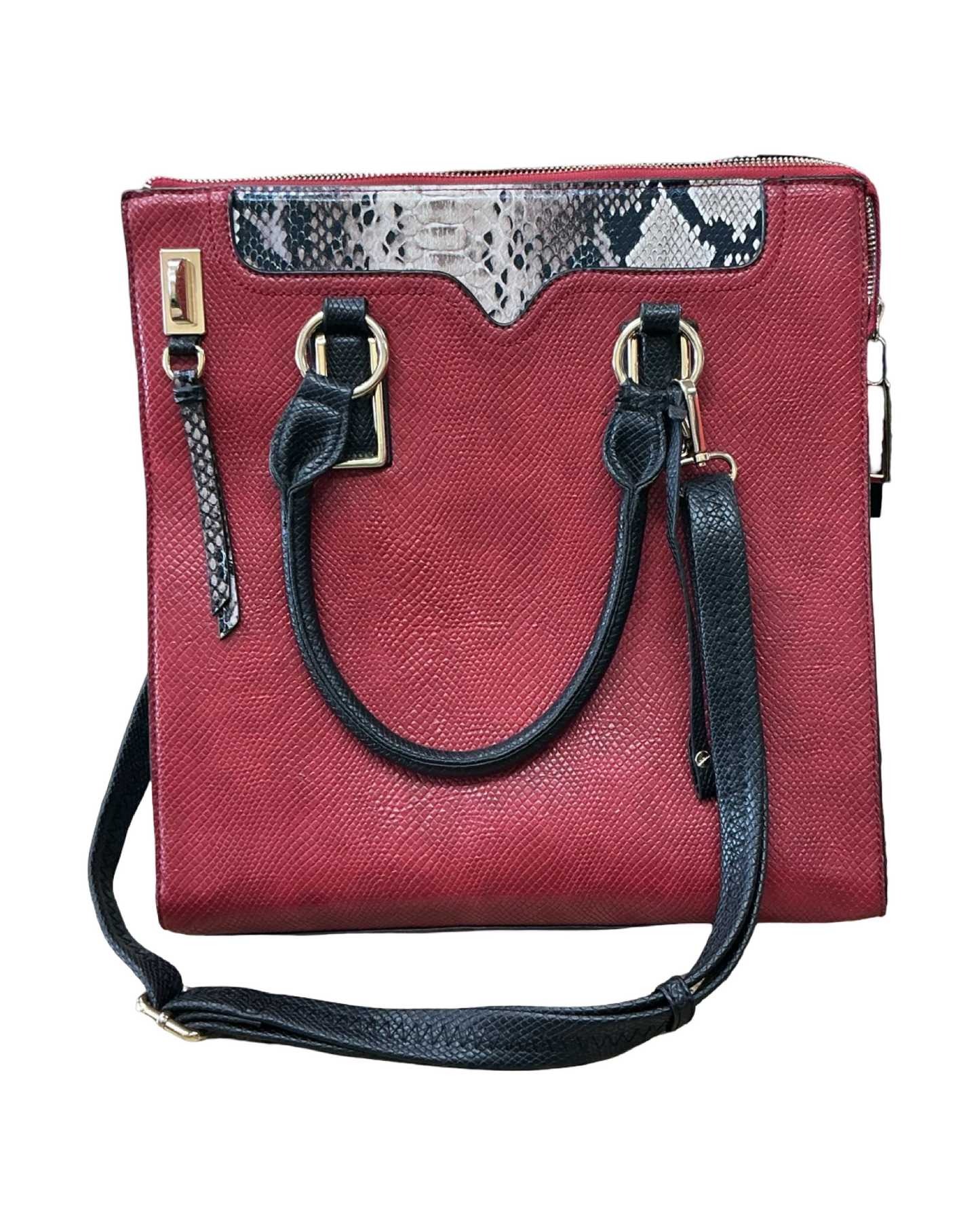 Handbag By Clothes Mentor In Red, Size:Large