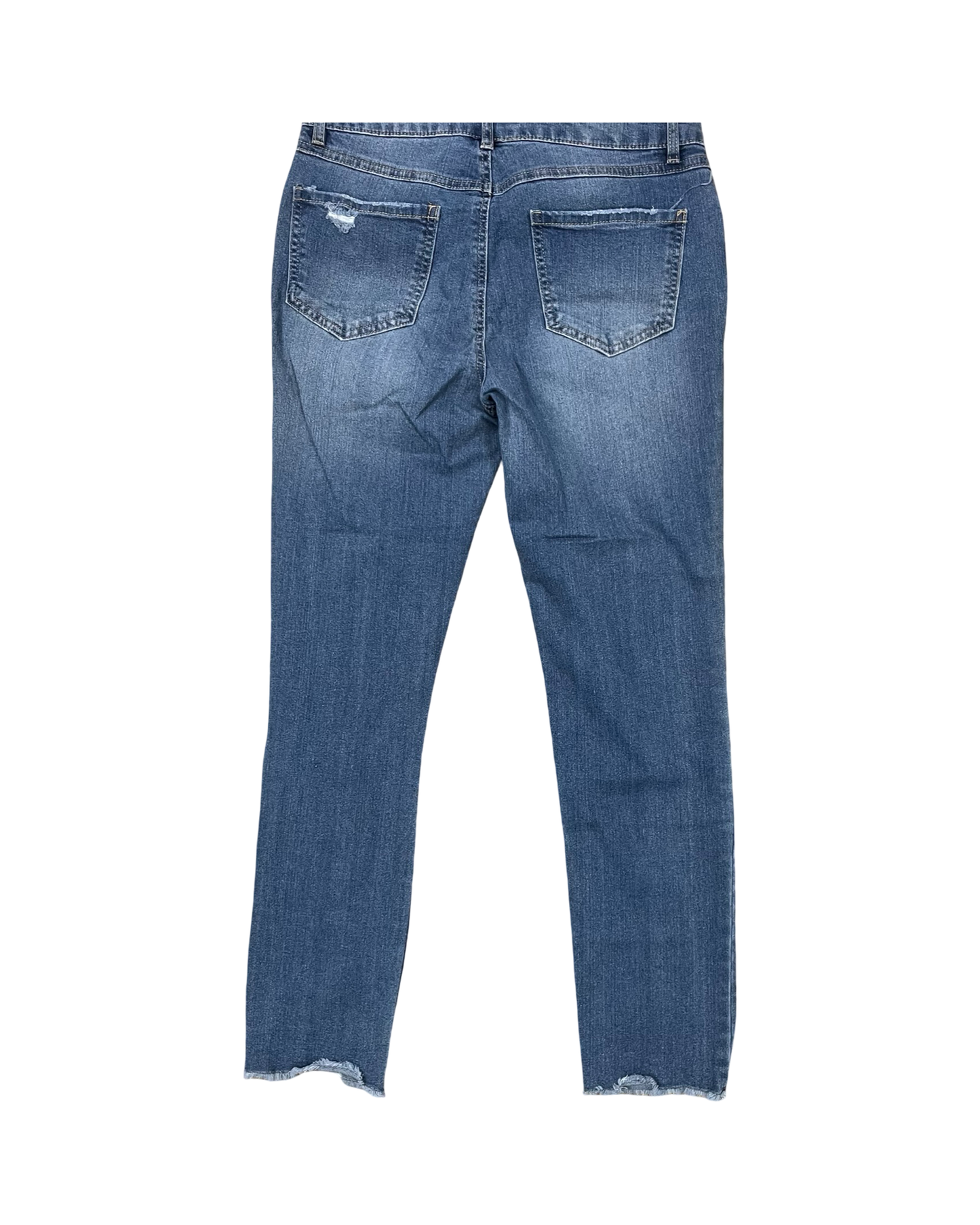 Jeans Skinny By D Jeans In Blue Denim, Size:6