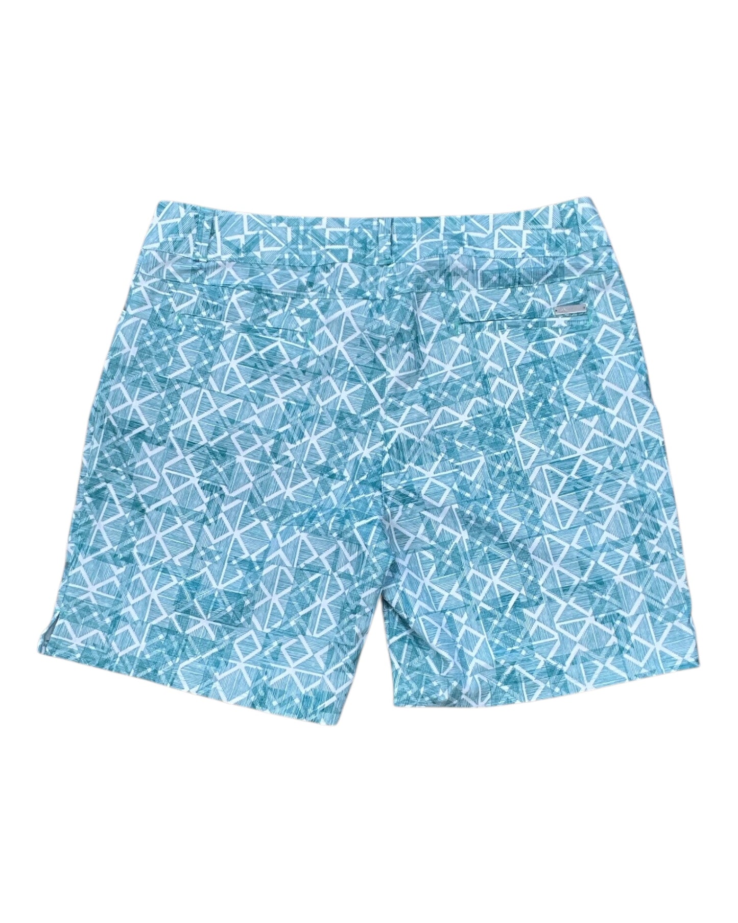 Athletic Shorts By Adidas In Green & White, Size:10