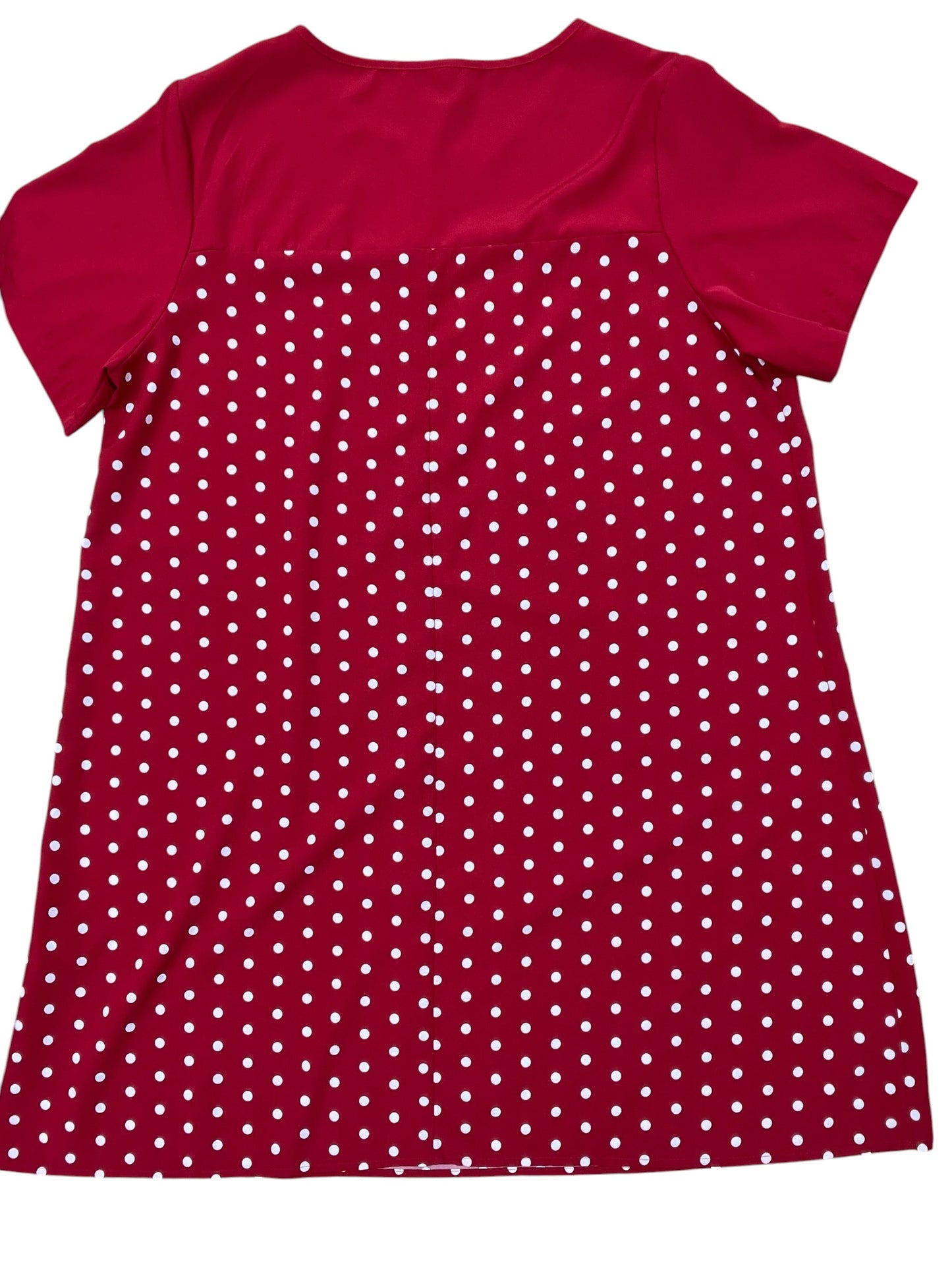 Dress Casual Midi By Shein In Red, Size:3