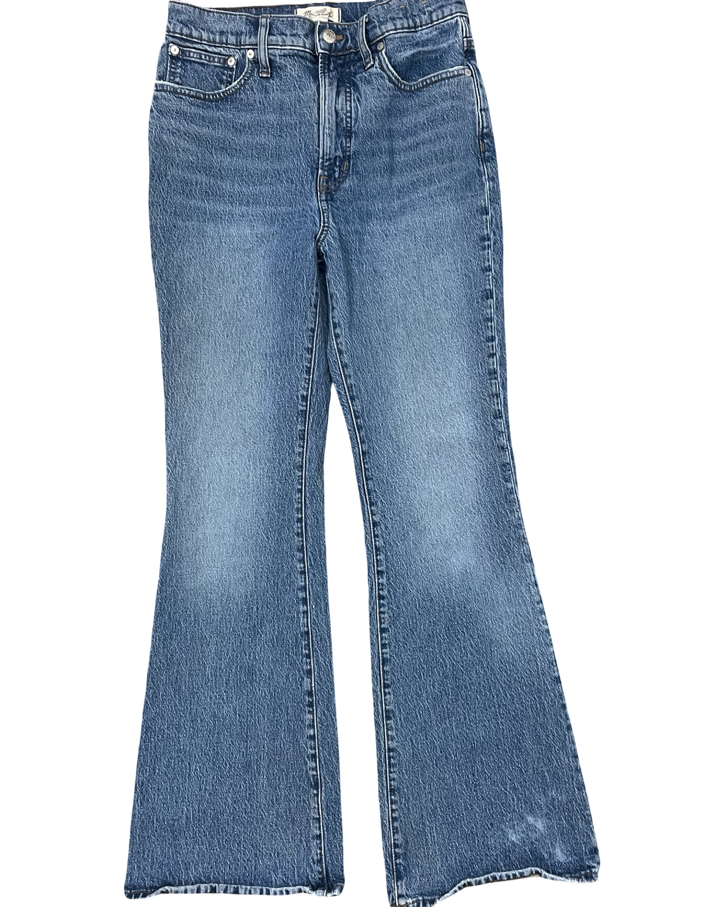 Jeans Flared By Madewell In Blue Denim, Size:8