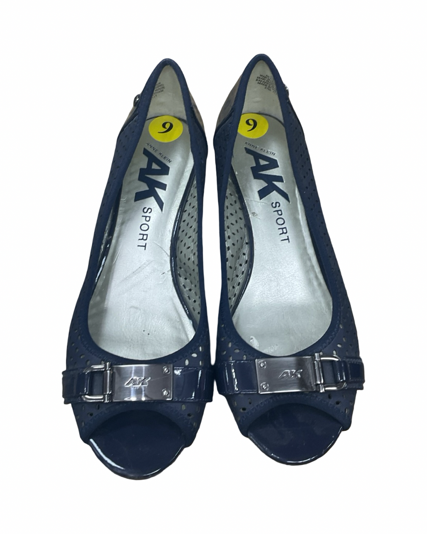 Shoes Heels Kitten By Anne Klein In Blue, Size:9