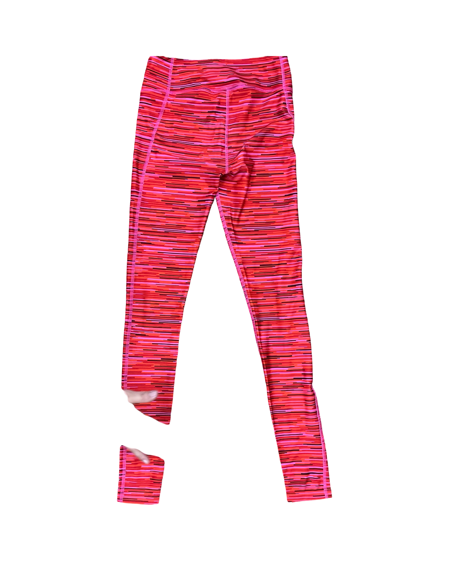 Athletic Leggings By Under Armour In Orange & Red, Size:S
