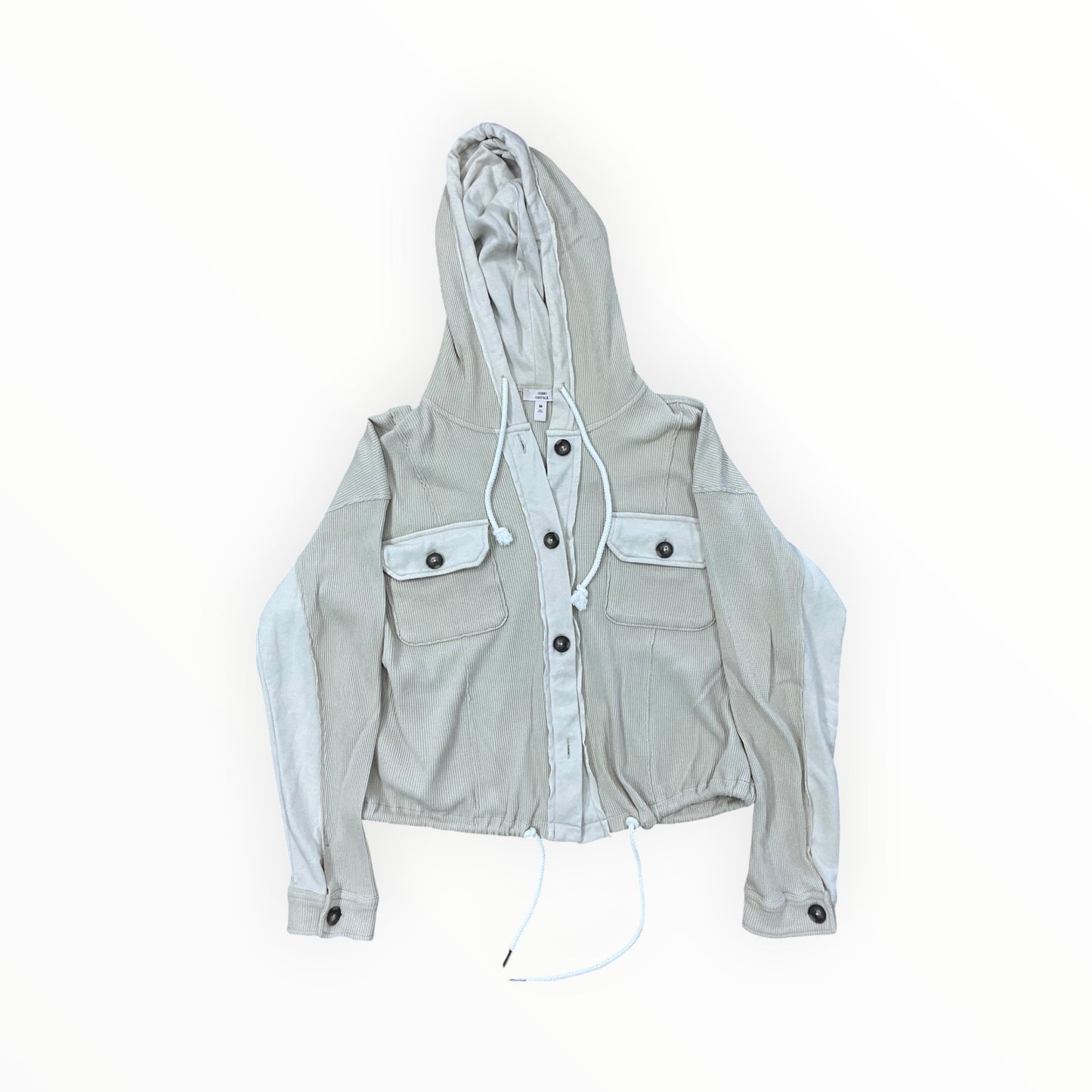Jacket Other By Clothes Mentor In Cream, Size:M