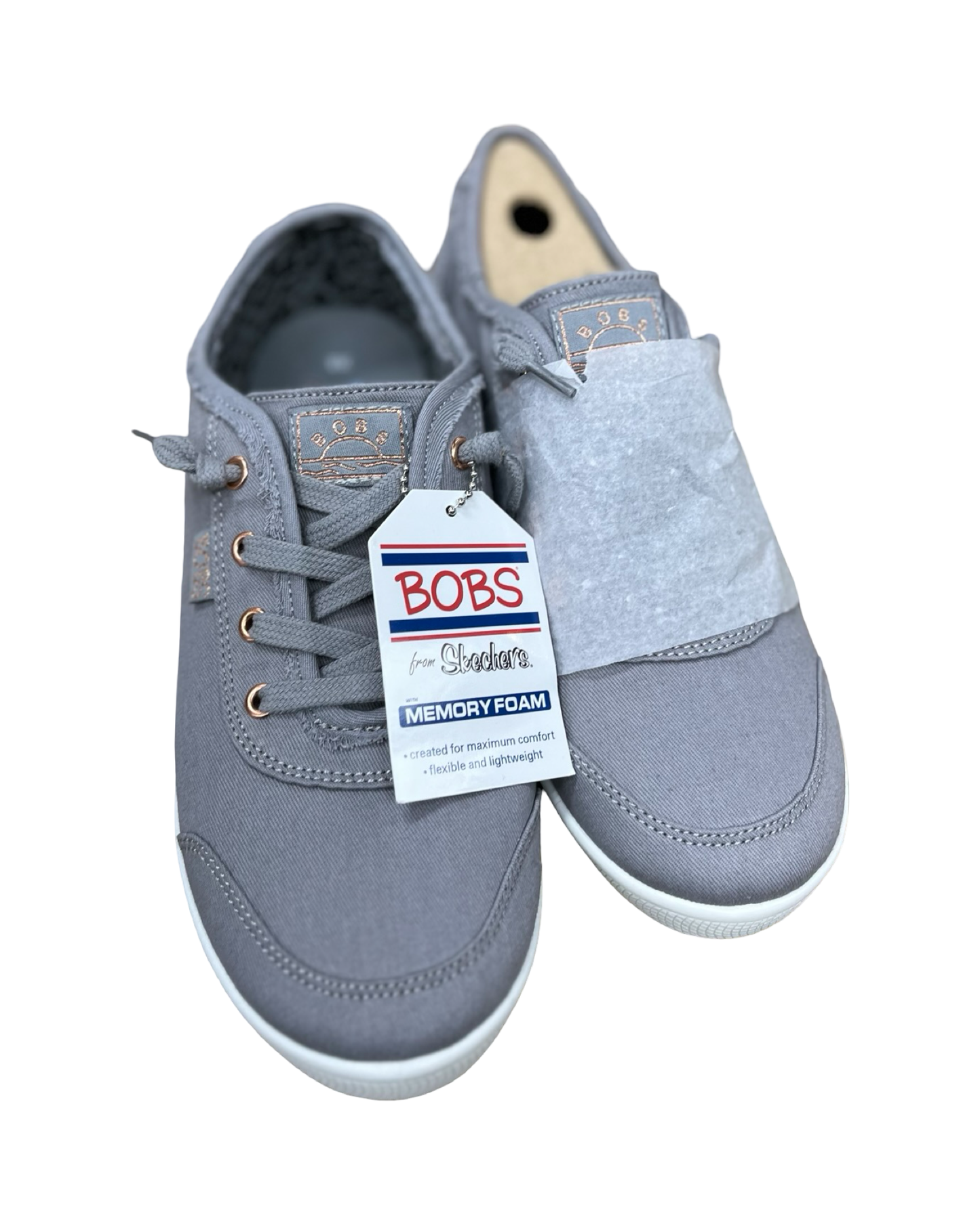 Shoes Sneakers By Bobs In Grey, Size:8