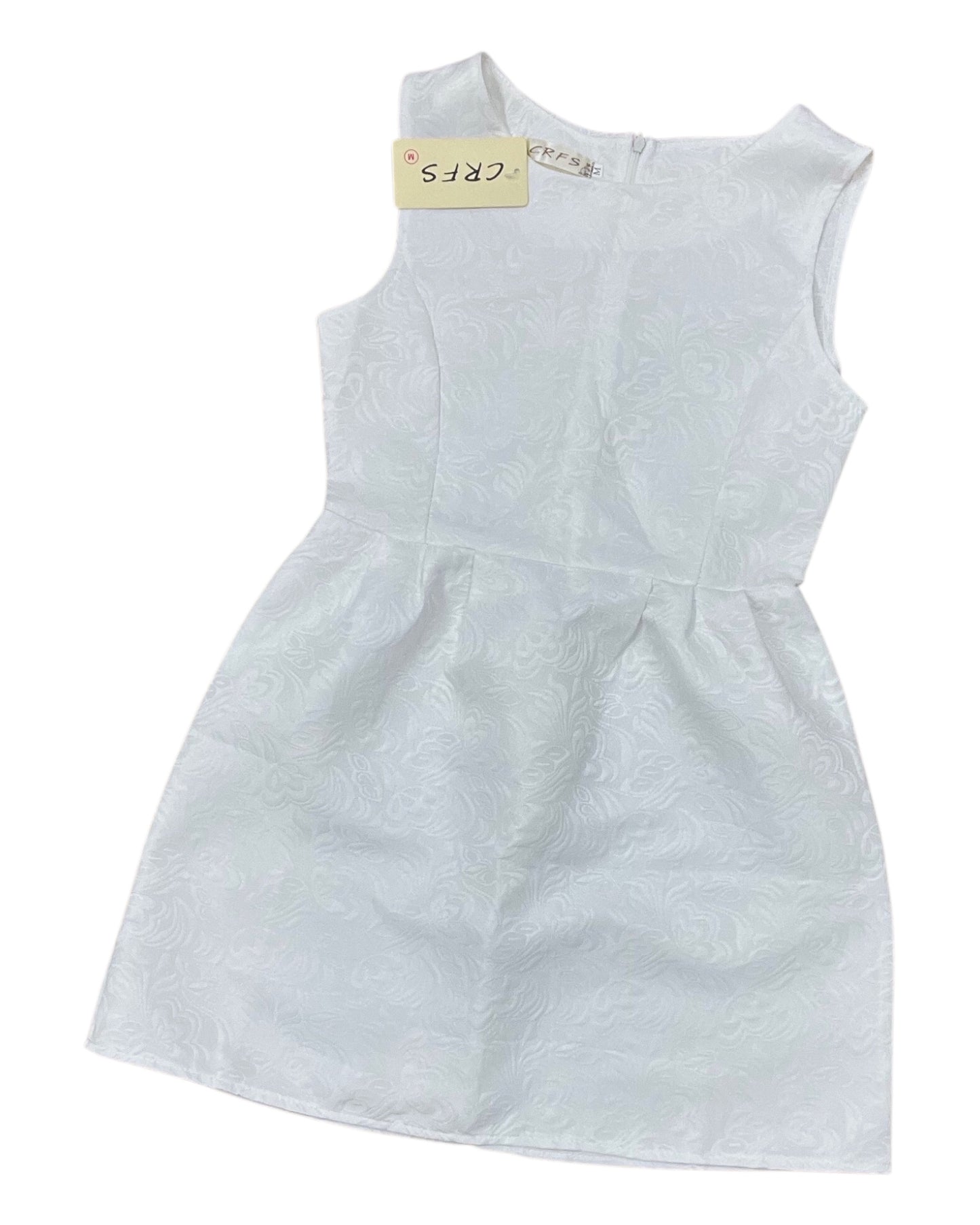 Dress Party Short By Clothes Mentor In Cream, Size:M
