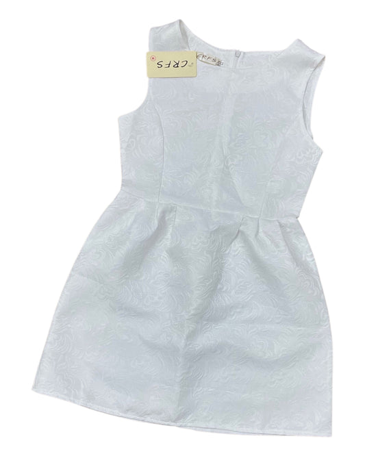 Dress Party Short By Clothes Mentor In Cream, Size:M