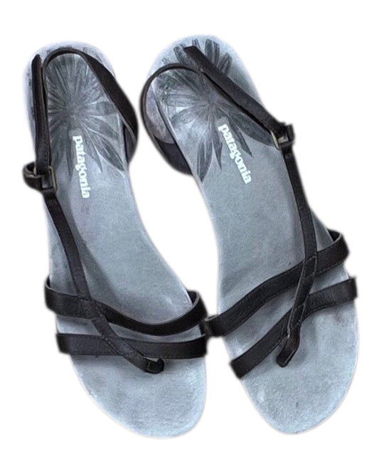 Sandals Heels Wedge By Patagonia In Brown, Size:9