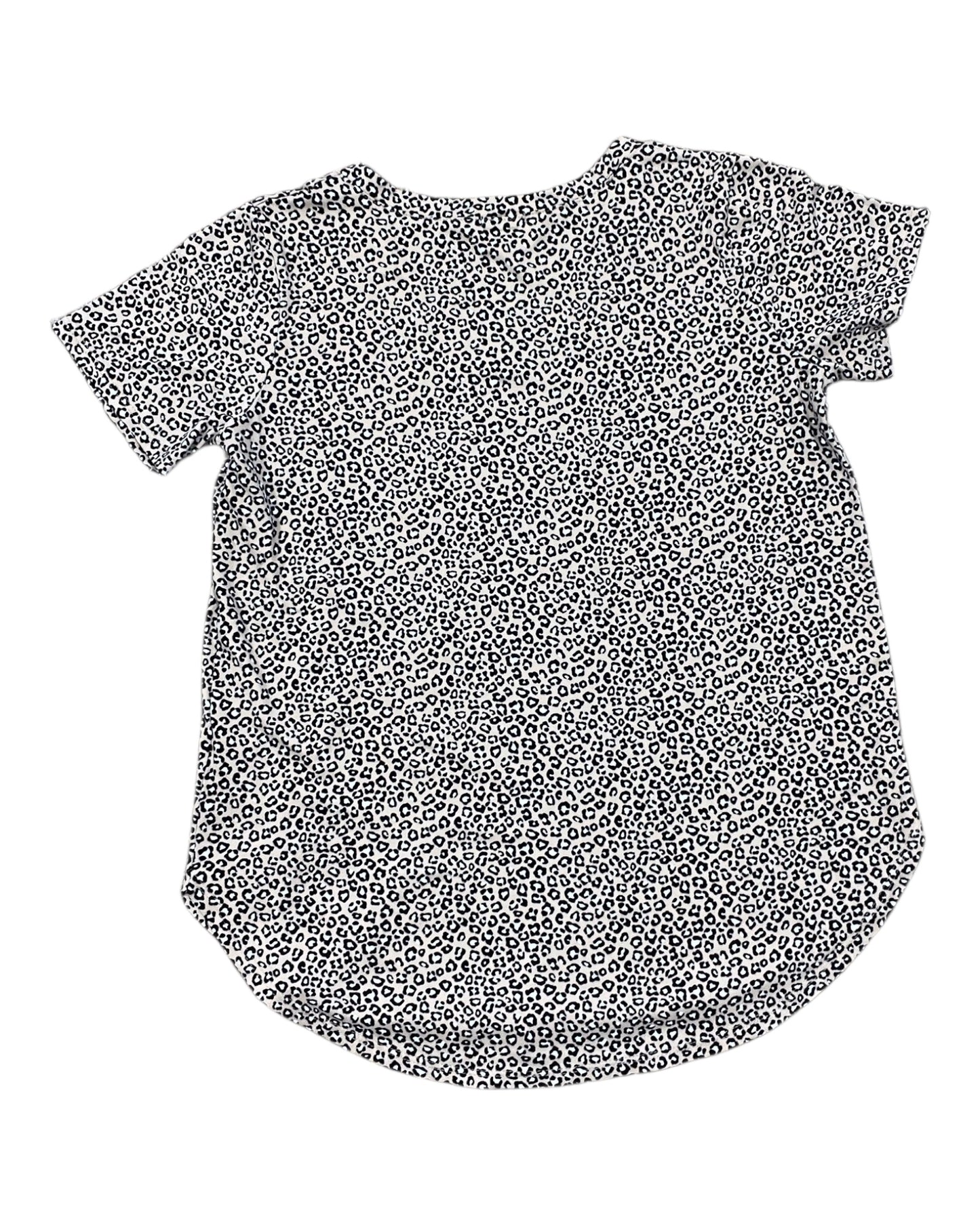 Top Ss By Clothes Mentor In Tan & White, Size:S