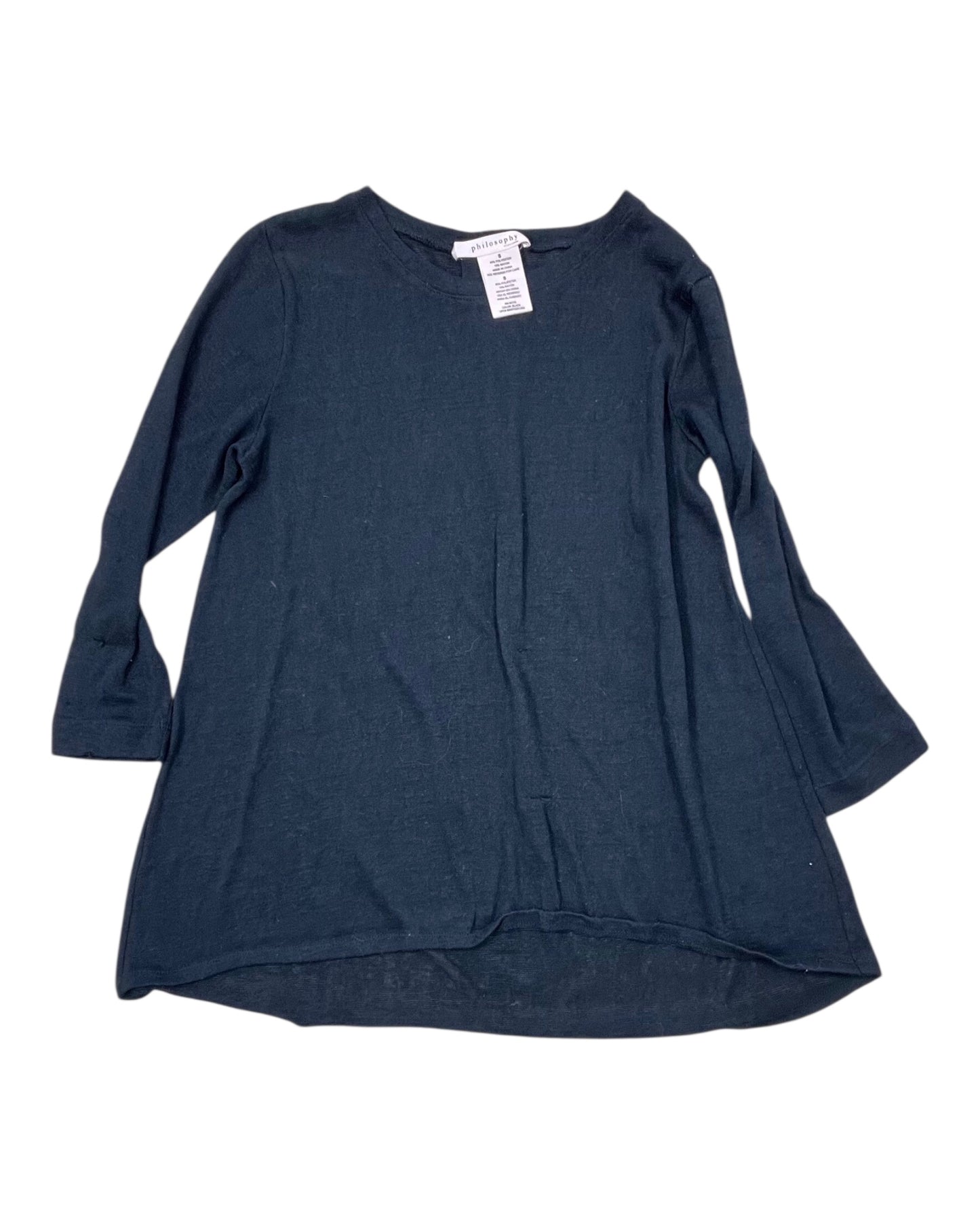 Top Ls By Philosophy In Black, Size:S