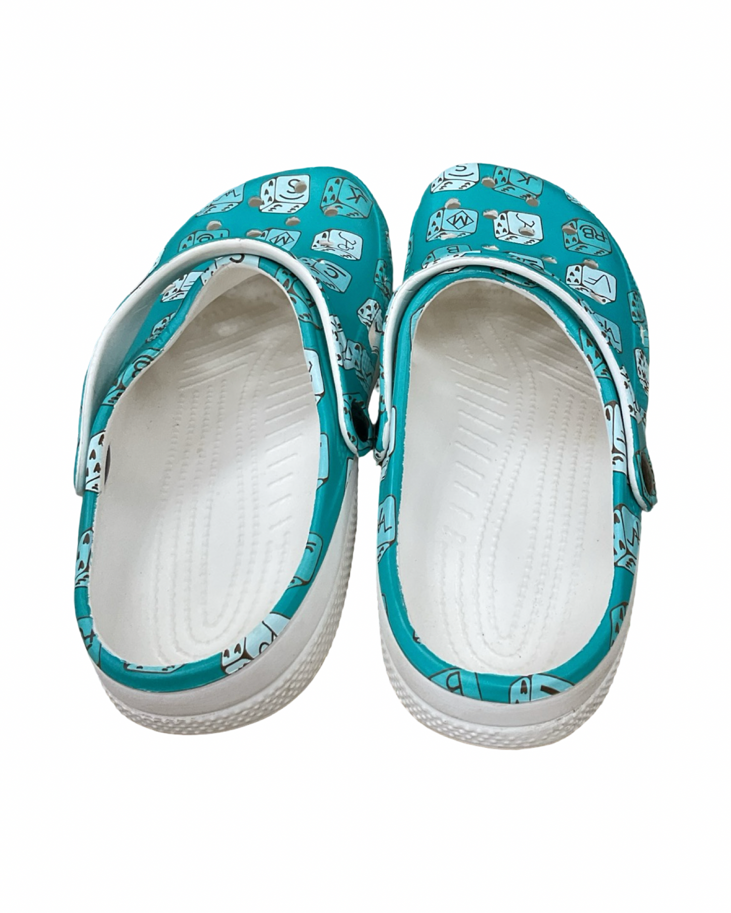 Shoes Flats By Clothes Mentor In Teal, Size:10.5