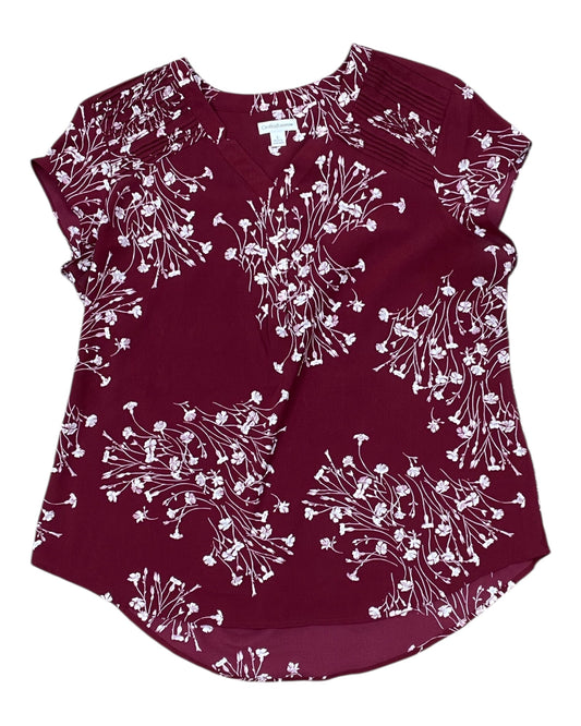 Top Ss By Croft And Barrow In Red & White, Size:L