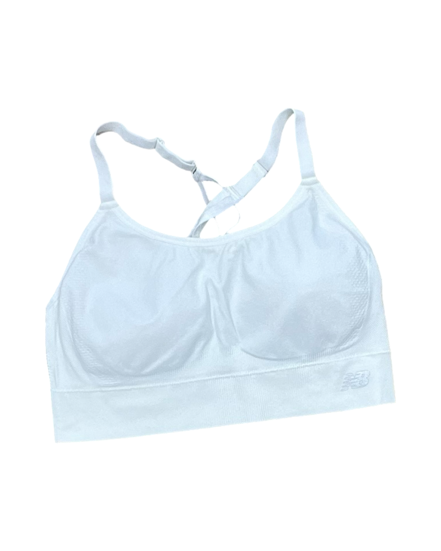 Athletic Bra By New Balance In White, Size:Xl
