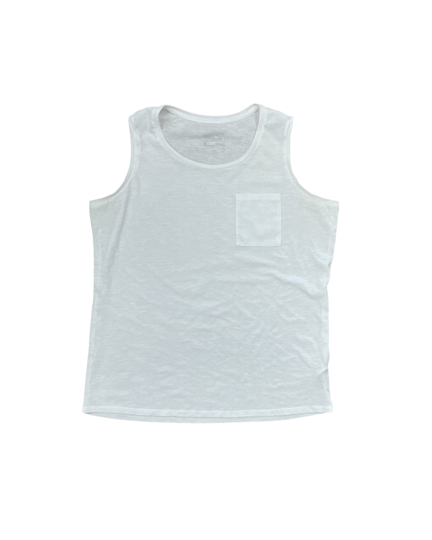 Top Sleeveless By Patagonia In White, Size:M