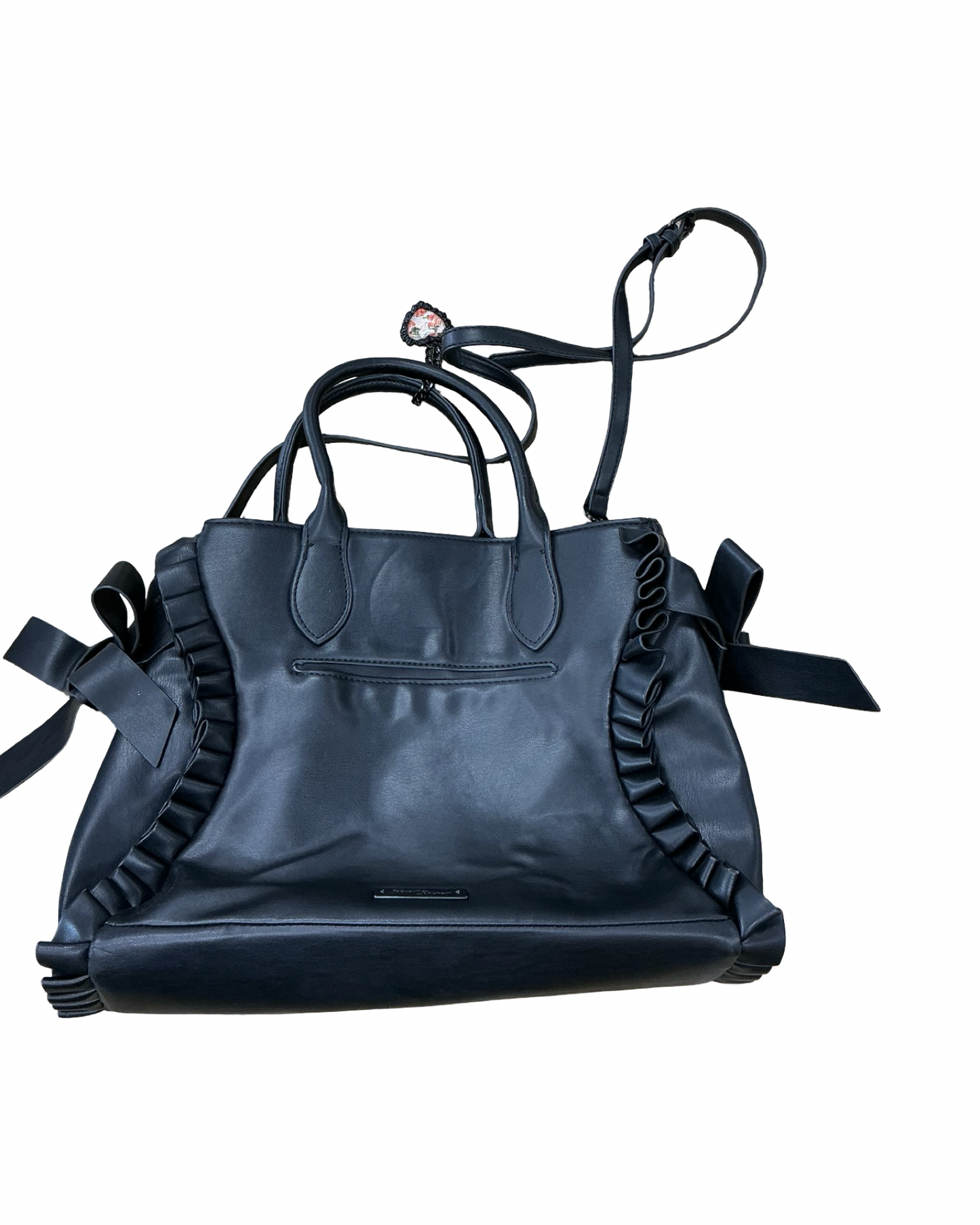 Handbag By Betsey Johnson In Black, Size:Medium