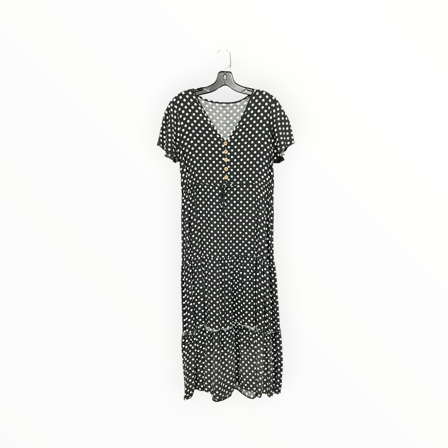 Dress Casual Maxi By Clothes Mentor In Polkadot Pattern, Size:M