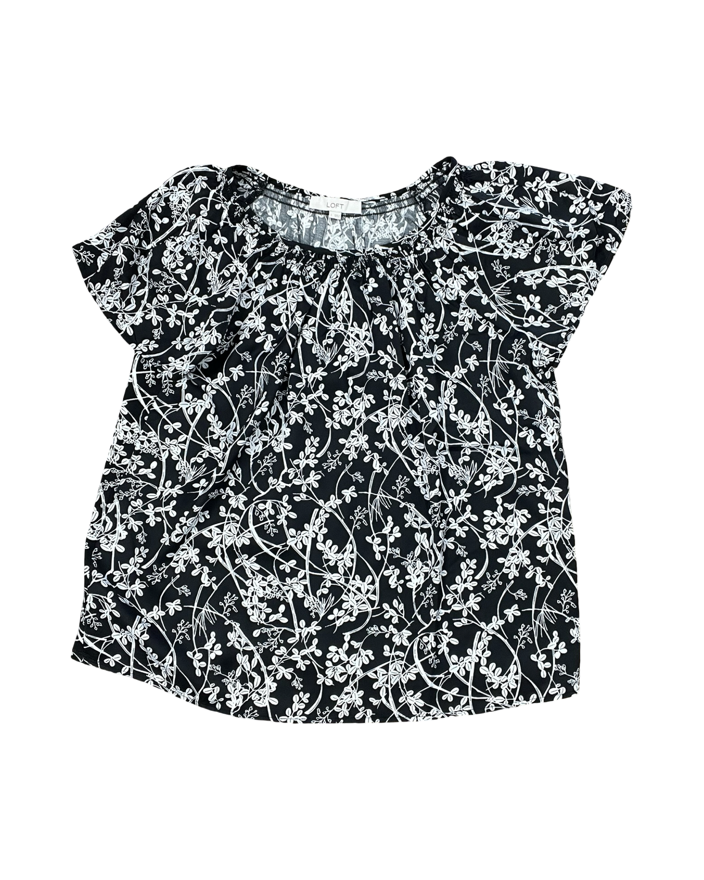 Top Ss By Loft In Black, Size:L