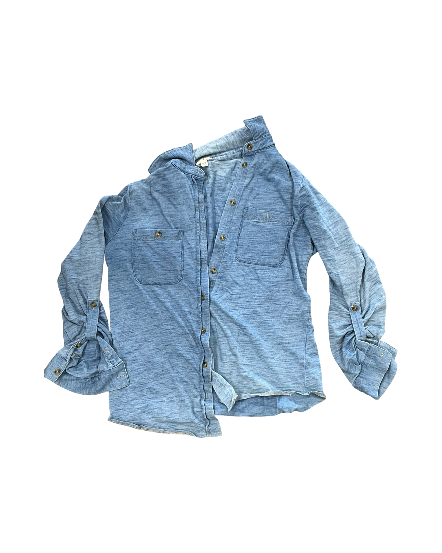 Blouse Ls By Dylan In Blue, Size:S