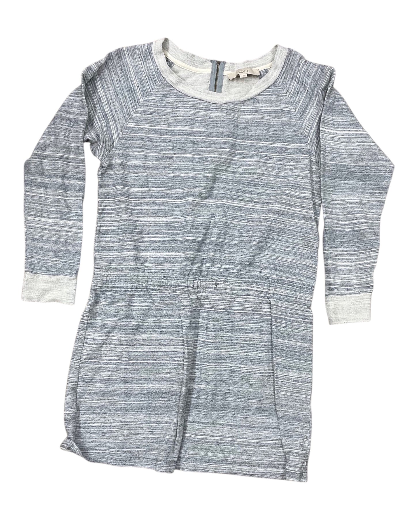 Dress Casual Short By Loft In Blue & White, Size:M